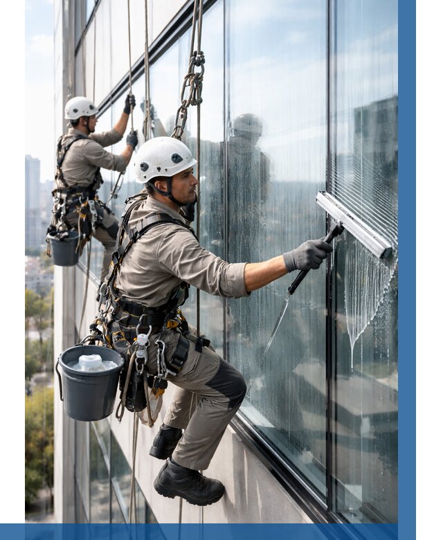Мойка окон альпинистами в Обнинске от 4568 р. | ВЫСОТНИК-Бнн