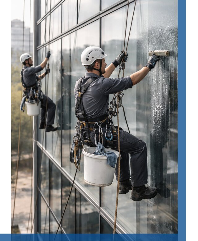 Мойка сплошного остекления в Обнинске, заказать от 305 р.| ВЫСОТНИК-Бнн