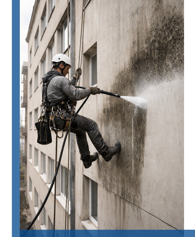 Профессиональная очистка фасадов от плесени в Обнинске