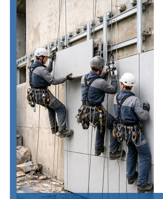 Монтаж вентилируемого фасада в Обнинске под ключ с гарантией качества