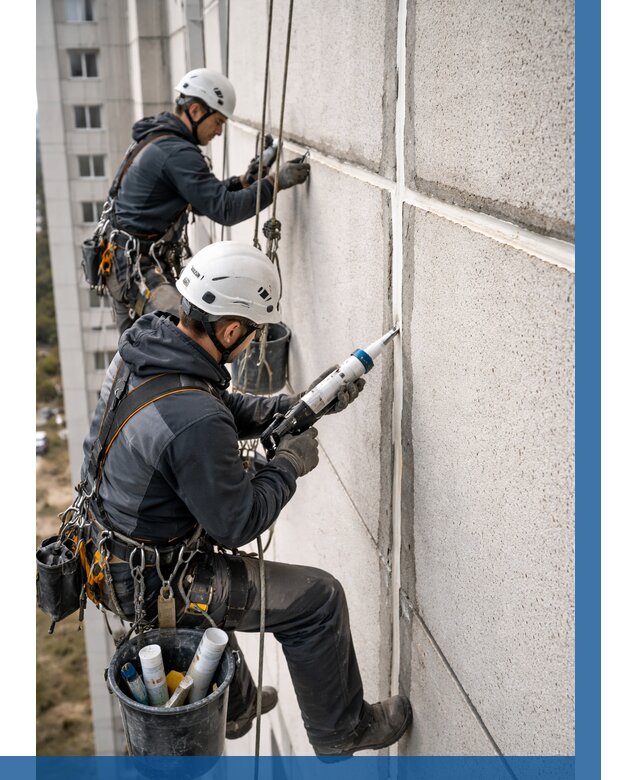 Герметизация межпанельных швов в Обнинске от 711 р. | ВЫСОТНИК-Бнн