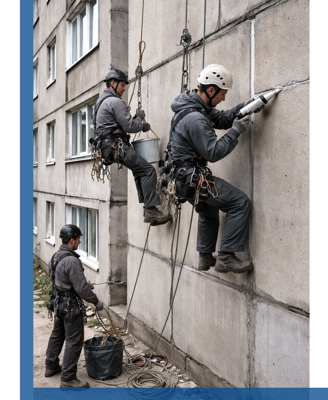 Герметизация межпанельных швов в Обнинске с гарантией герметичности