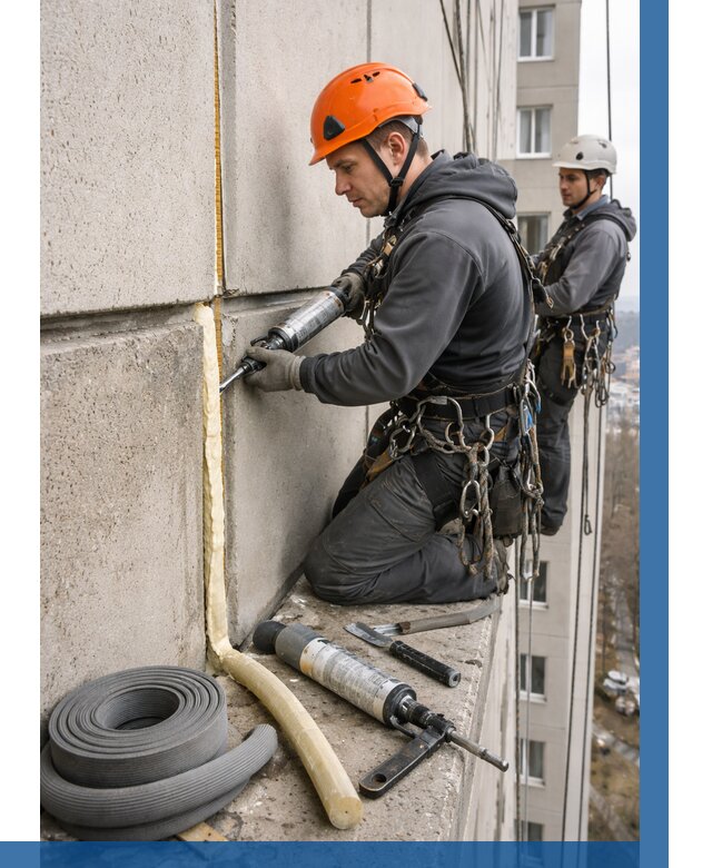 Теплый шов межпанельные швы в Обнинске от 711 р. | ВЫСОТНИК-Бнн