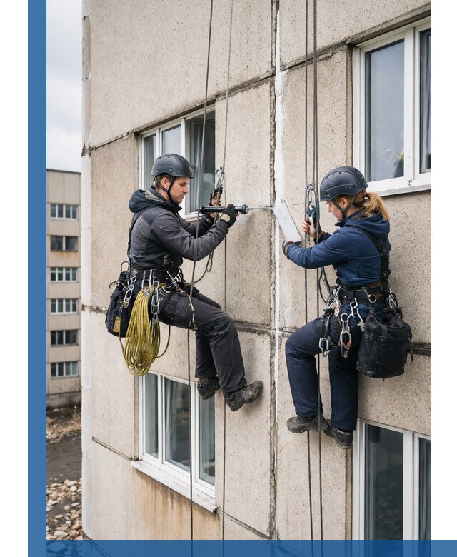 Герметизация межпанельных швов тёплым швом в Обнинске