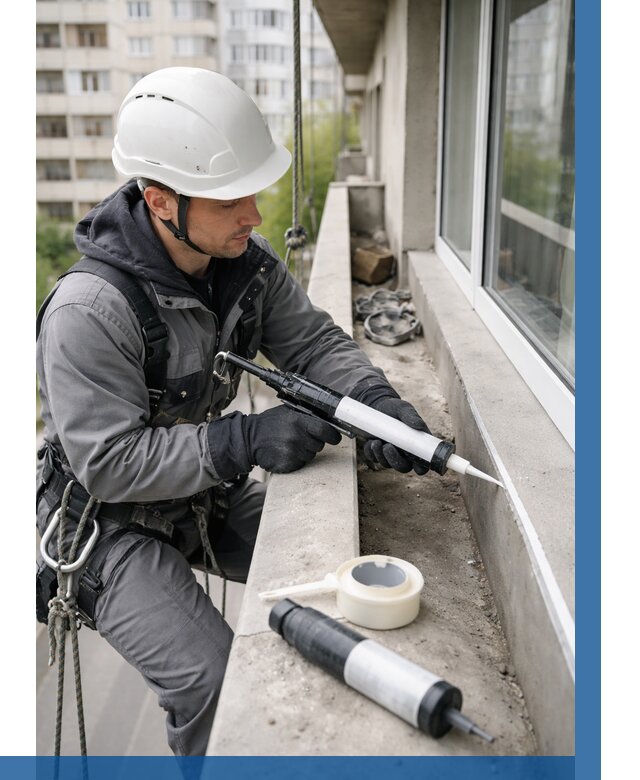 Герметизация швов лоджии в Обнинске от 4568 р. | ВЫСОТНИК-Бнн