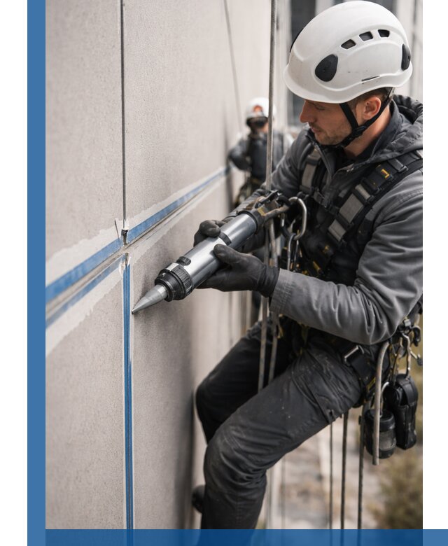 Герметизация стыков фасадных панелей в Обнинске качественно и быстро