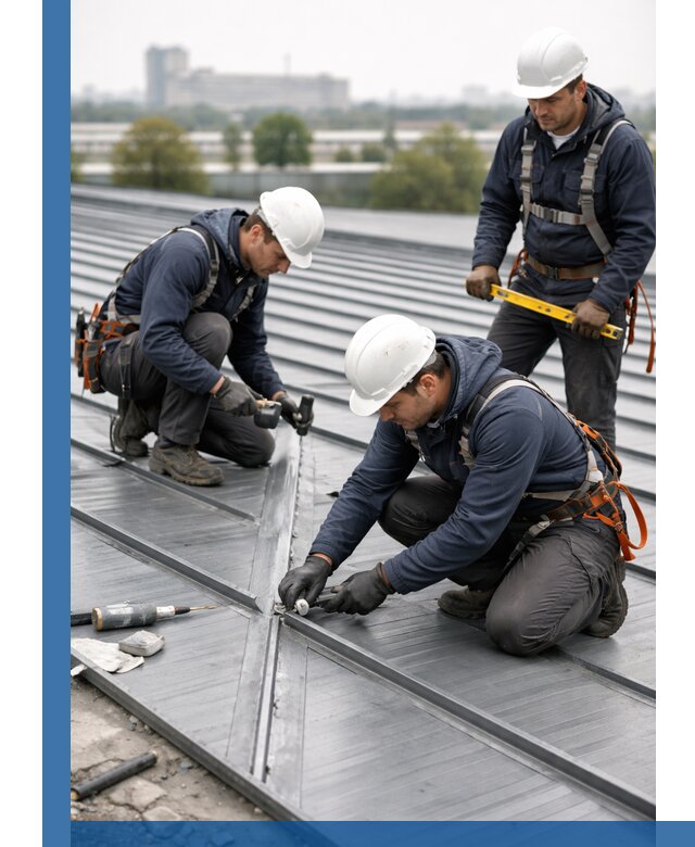 Ремонт фальцевой кровли в Обнинске срочно и качественно