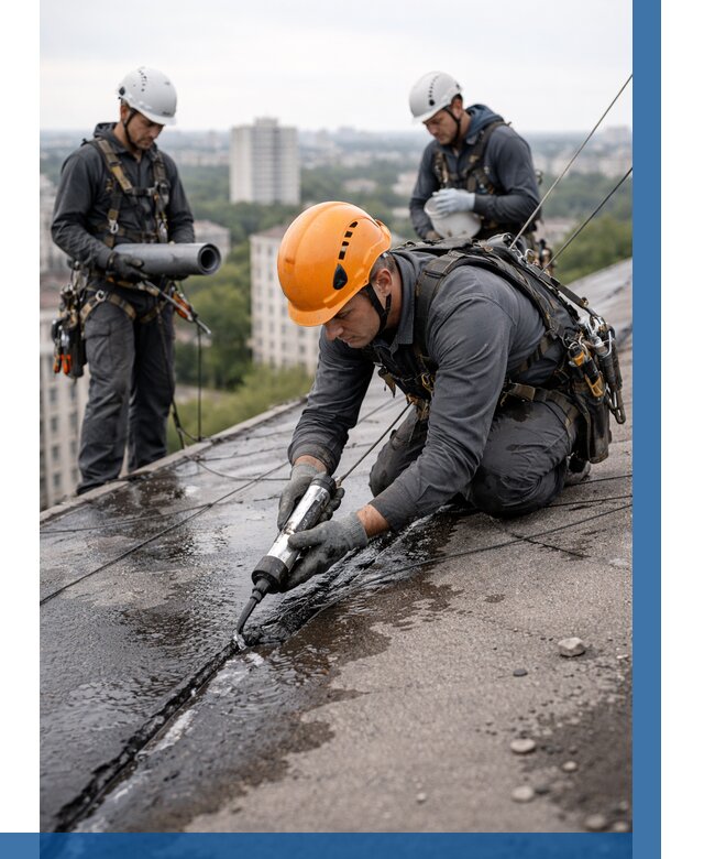 Устранение протечек кровли в Обнинске от 12180 р. | ВЫСОТНИК-Бнн