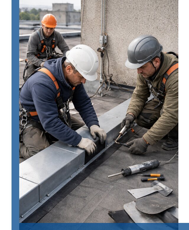 Ремонт кровельных примыканий в Обнинске профессионально