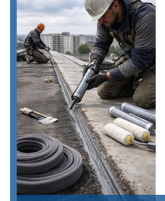 Герметизация швов кровли в Обнинске с гарантией герметичности