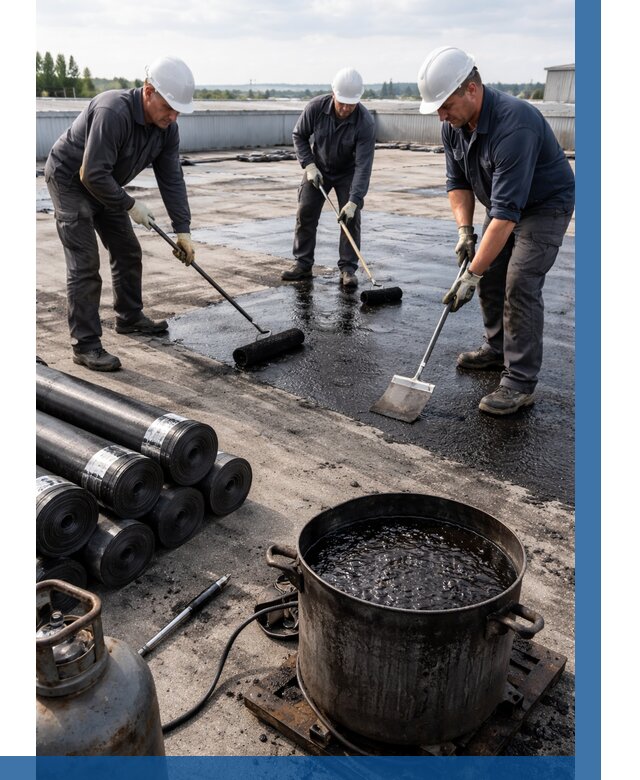 Гидроизоляция кровли мастикой в Обнинске от 609 р. | ВЫСОТНИК-Бнн