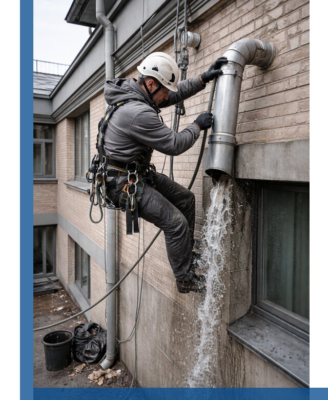 Профессиональная прочистка водосточных труб в Обнинске с гарантией