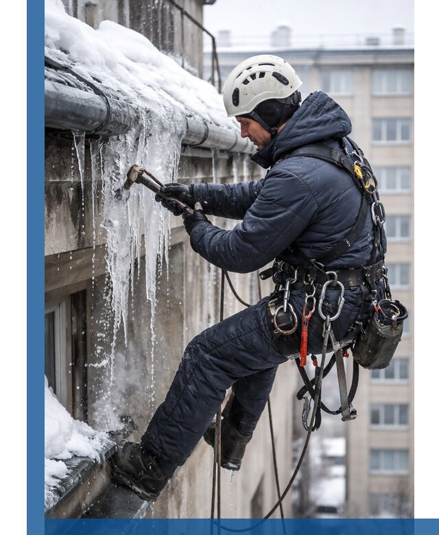 Удаление наледи и чистка водостоков в Обнинске оперативно и безопасно