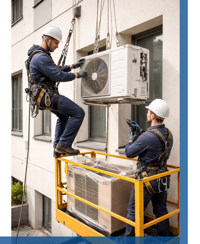 Демонтаж внешнего блока кондиционера в Обнинске от 3553 р. | ВЫСОТНИК-Бнн