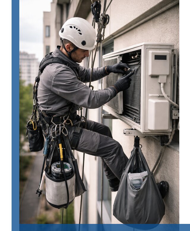 Обслуживание внешнего блока кондиционера в Обнинске профессионально