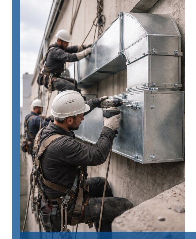 Профессиональный монтаж вентиляционных коробов в Обнинске под ключ