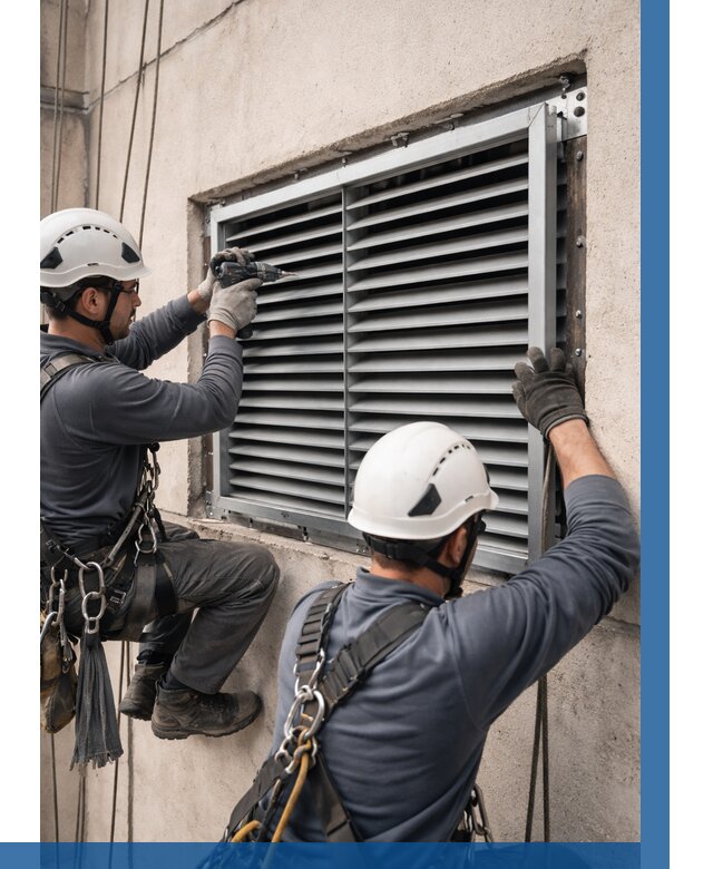 Монтаж вентиляционных решеток в Обнинске от 4568 р. | ВЫСОТНИК-Бнн