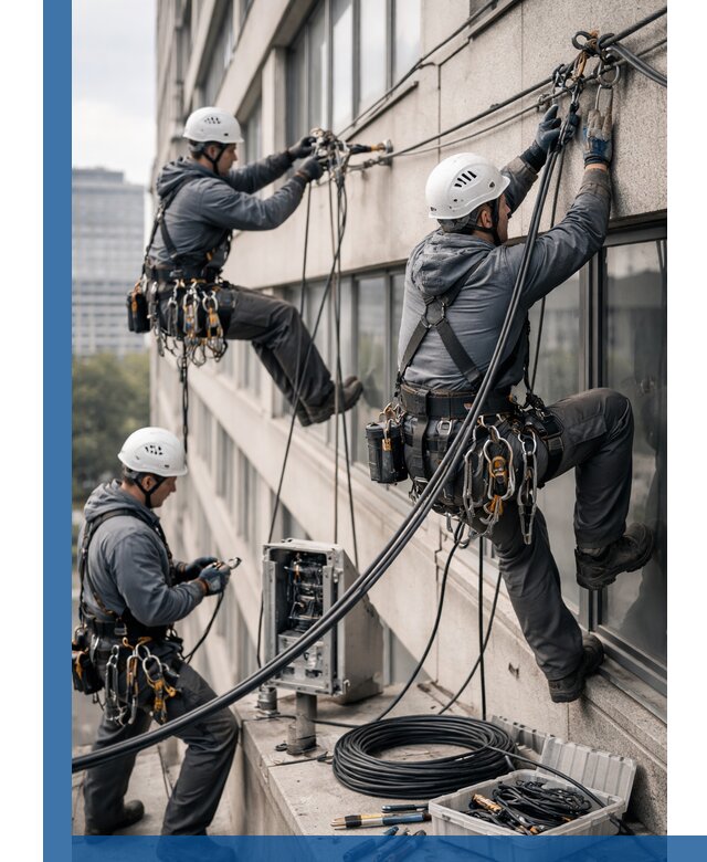 Прокладка оптоволоконного кабеля в Обнинске под ключ с тестированием