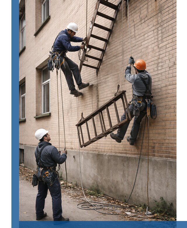 Демонтаж пожарной лестницы в Обнинске быстро и безопасно