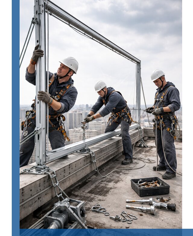 Монтаж крышных рекламных конструкций под ключ в Обнинске