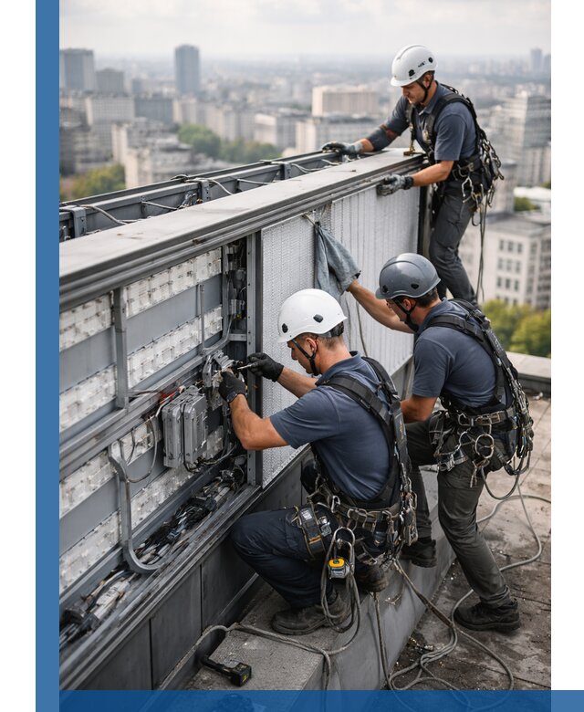 Профессиональное обслуживание крышной рекламы в Обнинске под ключ