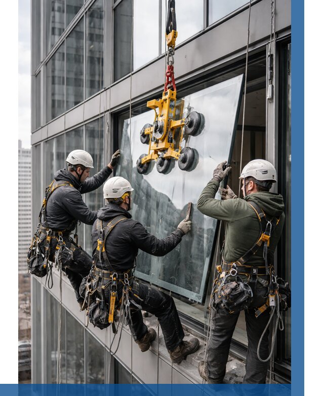 Фасадное остекление зданий под ключ в Обнинске от 10150 р. | ВЫСОТНИК-Бнн