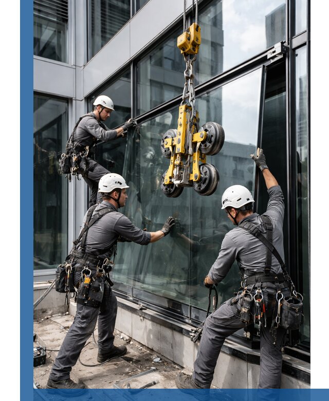 Структурное остекление фасадов в Обнинске монтаж и обслуживание