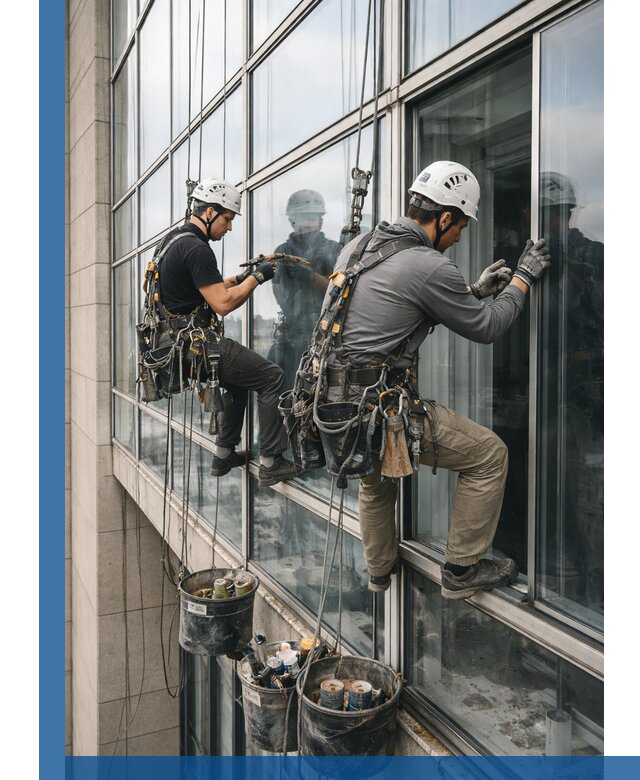 Ремонт витражных конструкций и фасадного остекления в Обнинске