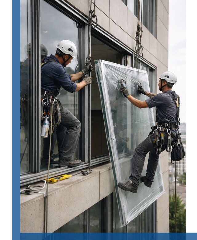 Профессиональная замена стекла в витраже в Обнинске с гарантией