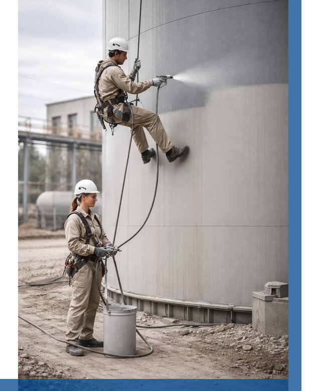 Покраска резервуаров в Обнинске от 1218 р. | ВЫСОТНИК-Бнн — заказать