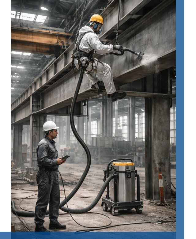 Обеспыливание конструкций в цехе в Обнинске от 4263 р. | ВЫСОТНИК-Бнн