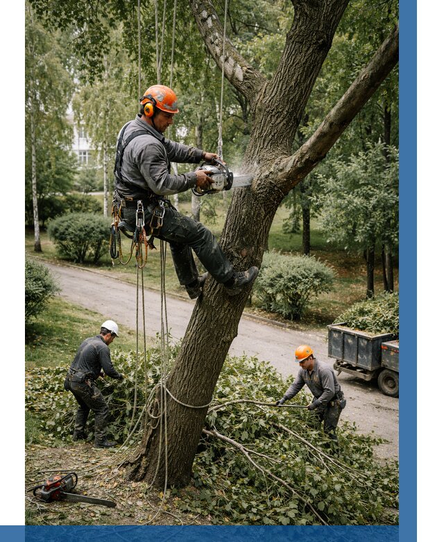 Кронирование деревьев в Обнинске от 6598 р. | ВЫСОТНИК-Бнн