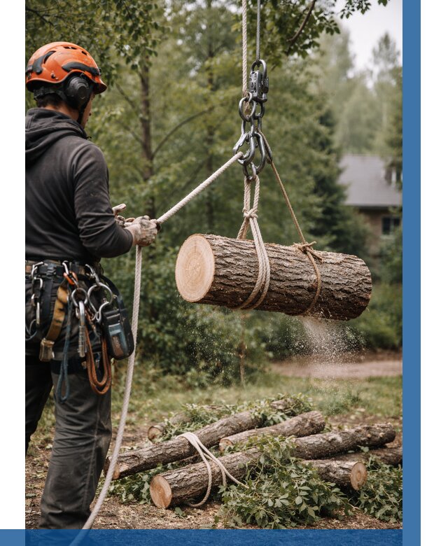 Валка деревьев частями в Обнинске от 7613 р. | ВЫСОТНИК-Бнн