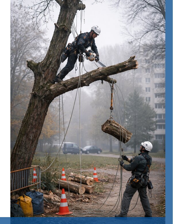 Удаление аварийных деревьев в Обнинске от 15225 р. | ВЫСОТНИК-Бнн