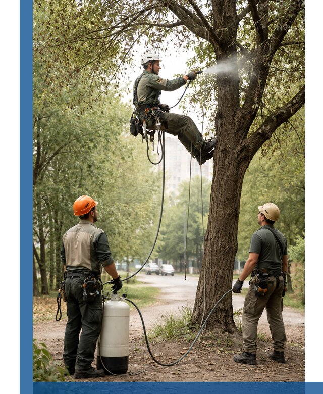 Обработка деревьев от вредителей в Обнинске профессиональная защита