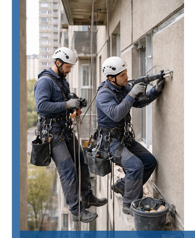 Промышленные альпинисты высотные работы и монтаж в Обнинске